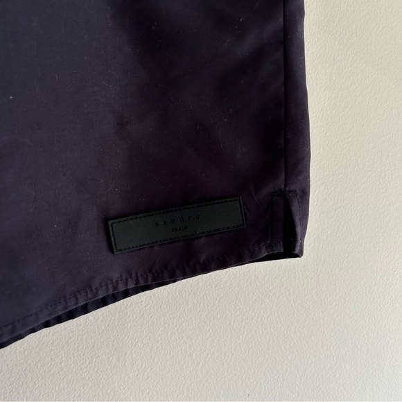 Sandro Navy Swim Short Trunk Dark Navy - Picture 9 of 10